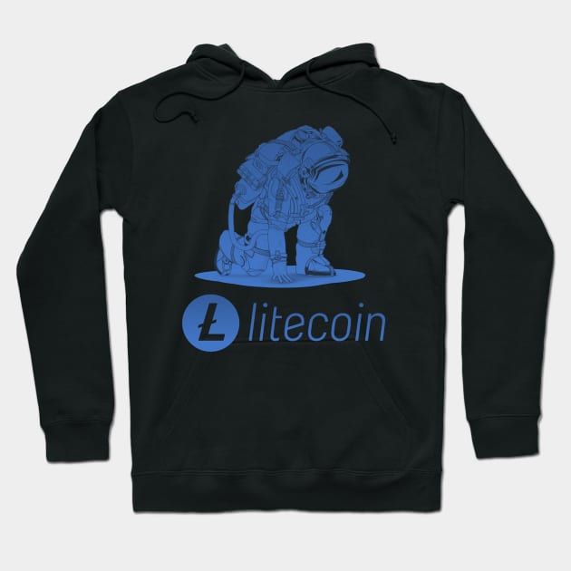 Litecoin ltc Crypto coin Crytopcurrency Hoodie by JayD World